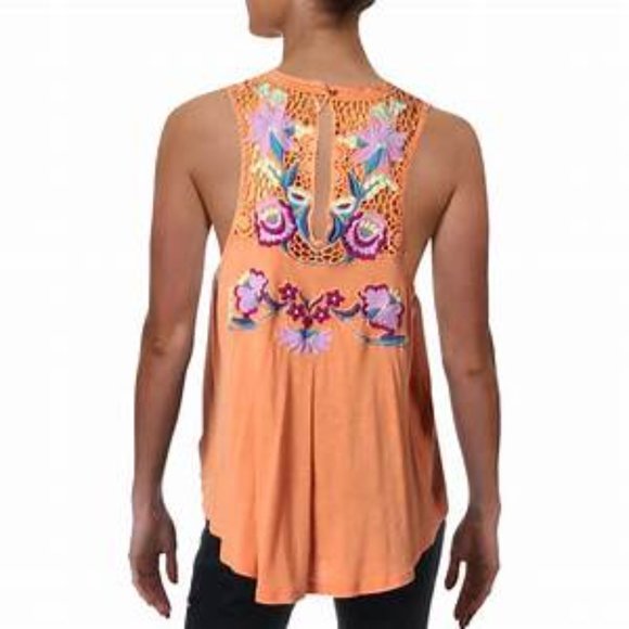 Free People Flower Power Embroidered Tank - Picture 12 of 12